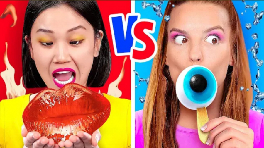 تفریحی و سرگرمی  چالش خوراکی ه...