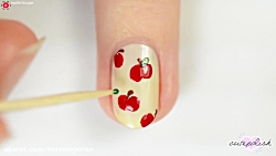 طراحی ناخن پاییزی با استفاده ا...