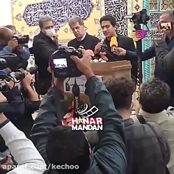 وادع همایون شجریان با پدرش