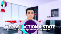 Action Verbs  State Verbs | درس 3 - زبان انگلیسی پایه دهم | امین نباتیان