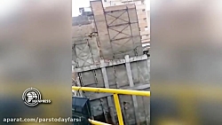 دفن 4 نفر زیر آوار ساختمانی در...