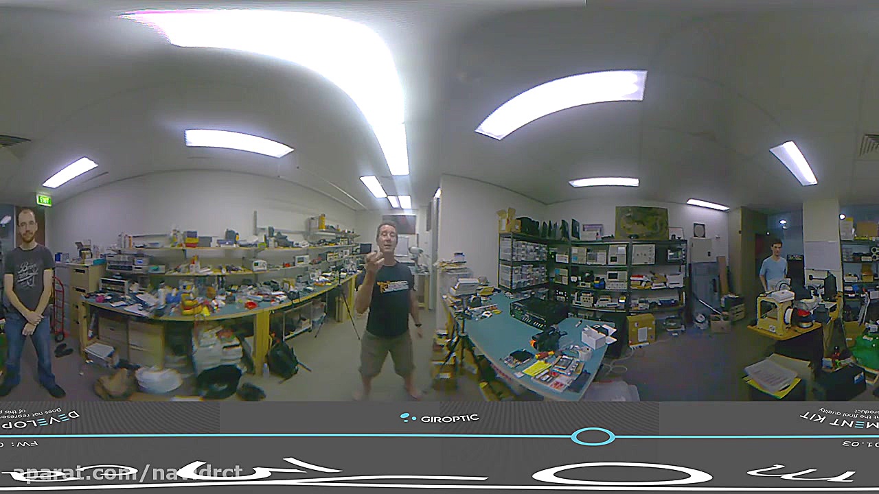 Giroptic 360cam Kickstarter Prototype Test Footage دستگاه لیزر پالس فمتوثانیه