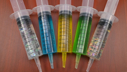 ساخت اسلایم شفاف رنگی