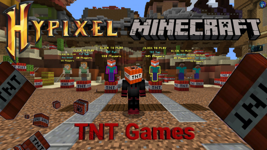 ماینکرافت آنلاین / TNT Games / بازی با TNT!