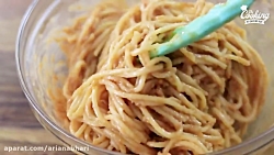 طرز تهیه استا با سس مخصوص