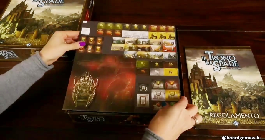 جعبه گشایی بازی A Game of Thrones : The Board Game