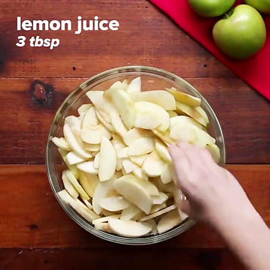 طرز تهیه پای سیب کاراملی