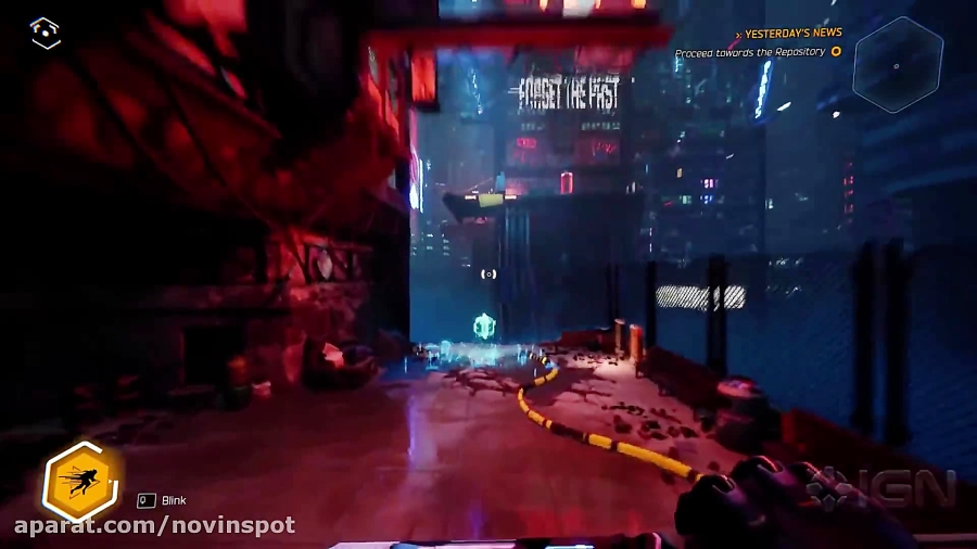 دقیقه گیم پلی بازی Ghostrunner در Gamescom