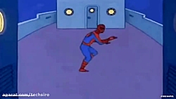 گیف خنده دار بازی Spider Man که Insomniac منتشر کرده
