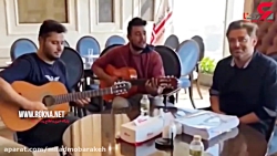 محمدرضا گلزار در رستوران خودش...