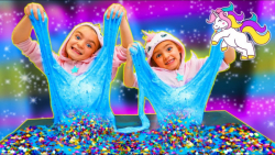 ساخت اسلایم و بازی با اسلایم