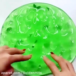 اسلایم _ بازی با اسلایم رنگی