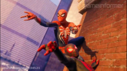 باس فایت شخصیت Rhino با حضور مرد عنکبوتی در بازی Spider Man Miles Morales PS5