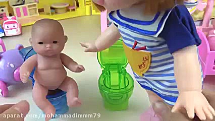 برنامه کودک دخترانه عروسک کوچولو و نی نی_پرستاری از نی نی کوچولو. لمینت