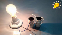 روشن کردن لامپ 220 ولت توسط سیم پیچ تسلا