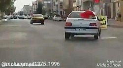 دریفت با ماشین عروس دنبال =دنب...