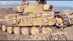 انهدام 2 تانک النصره وهابی و ت...