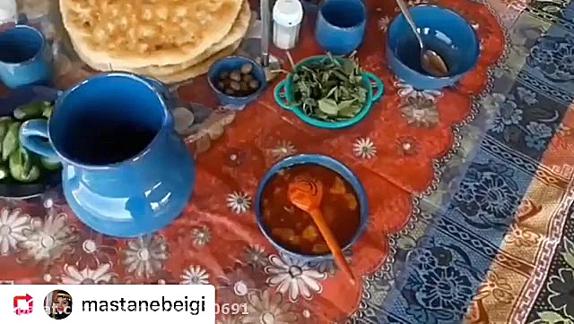 دیزی خوشمزه بومگردی استان گلستان زمان40ثانیه