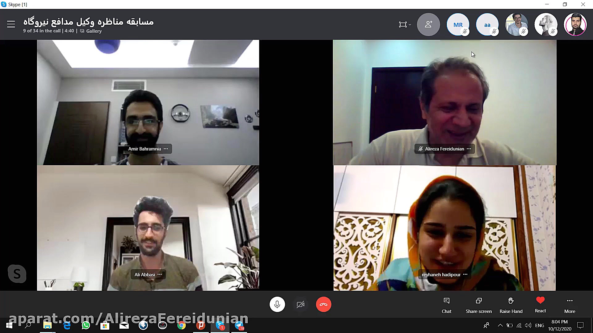 مسابقه نجات از مقدماتی (چهارم)، وکلای مدافع بادی و آبی و خورشیدی، 1399,7,21 زمان847ثانیه