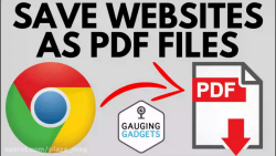 آموزش نحوه ذخیره صفحات وب به صورت PDF در مرورگر کروم (زیرنویس فارسی)