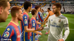 گیم پلی از بازی FIFA 21 ( بارسلونا _ رئال مادرید )