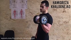 جلو بازو دمبل متناوب با تکرار...