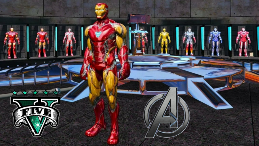 مرد آهنی علیه ثانوس در جی تی ای وی _ Ironman vs Thanos in GTA V
