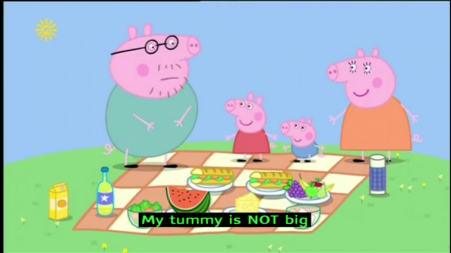 کارتون پپا پیگ با زیرنویس انگلیسی - قسمت 15 - peppa pig - Picnic جراحی بینی