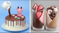 ایده های تزیین کیکهای شکلاتی و...