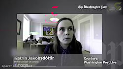 زلزله همزمان با مصاحبه خانم نخ...