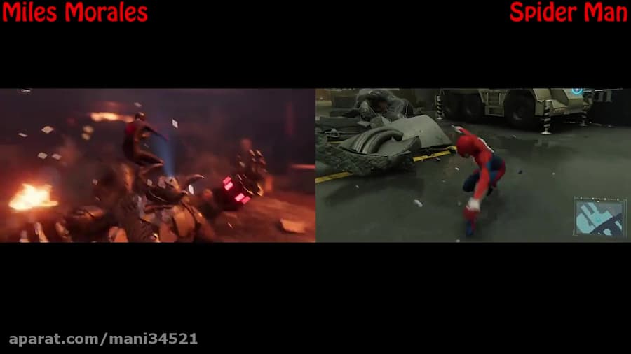 مقایسه ای کوتاه بین بازی Marvel Spider Man و Spider Man Mles Morales