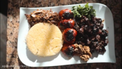 کباب ترش با کته مخصوص شمالی