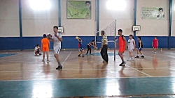 آموزش والیبال در مدرسه والیبال در گرگان