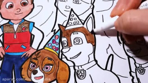 اموزش نقاشی برای کودکان  سگهای...