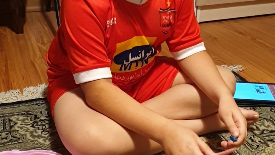 گزارشگر جوان پرسپولیسی آرتا کریمی