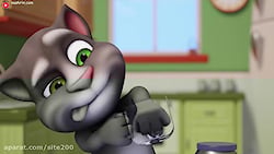 کارتون گربه سخنگو | تام سخنگو...