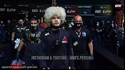 مبارزه کامل حبیب نورماگومدف و...