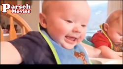 کلیپ خنده دار و بامزه از بچه ه...