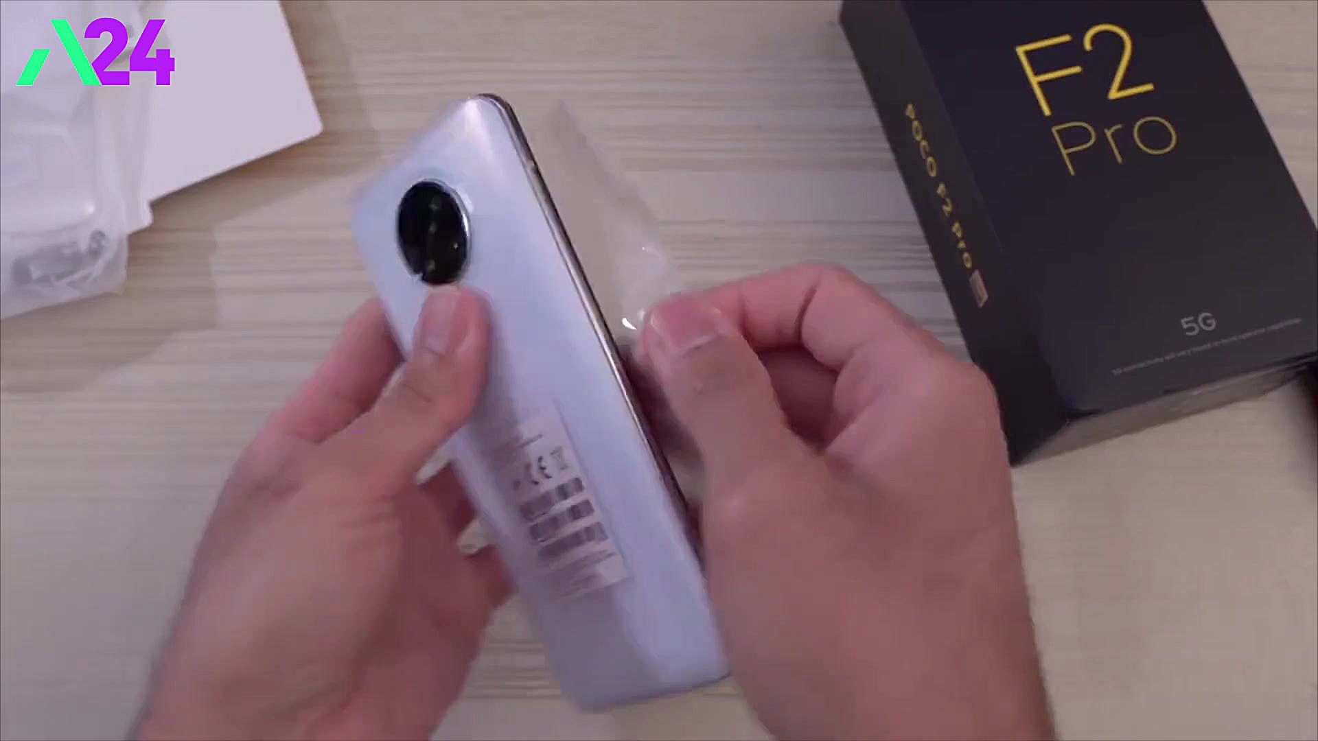 آنباکس گوشی موبایل شیائومی Poco F2 Pro 5G درمان جای جوش