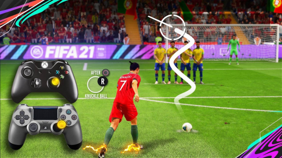 آموزش ضربه ایستگاهی کات دار در فیفا FIFA 21