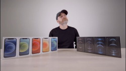 جعبه گشایی تمامی رنگ های آیفون...