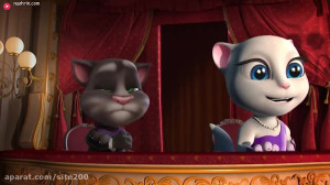 کارتون گربه سخنگو  انیمیشن تام...