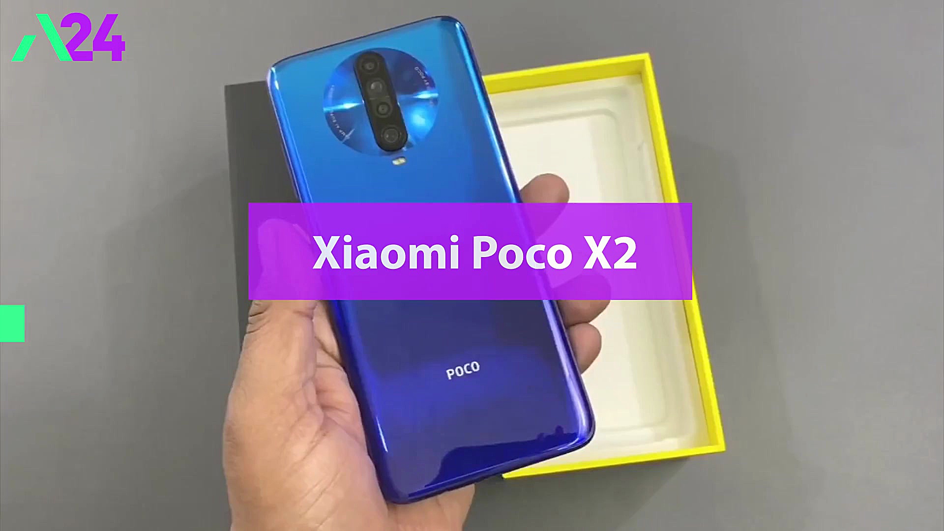 آنباکس گوشی موبایل شیائومی Poco X2 کاشت ریش