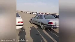 درگ گذاشتن پژو ۴۰۵ و پژو پارس