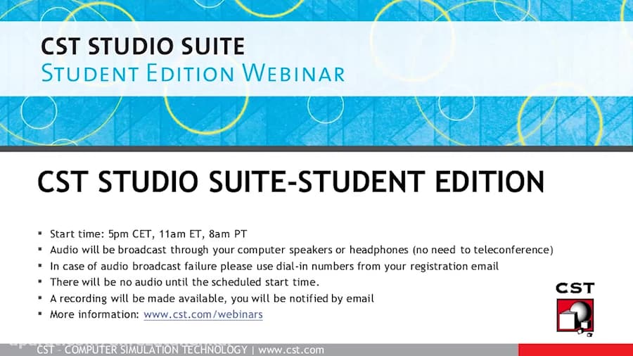 Introducing CST STUDIO SUITE Student Edition