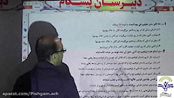 تدریس عربی دوازدهم مبحث: بررسی تستهای آزمون گاج 2آبان جناب آقای فرزین