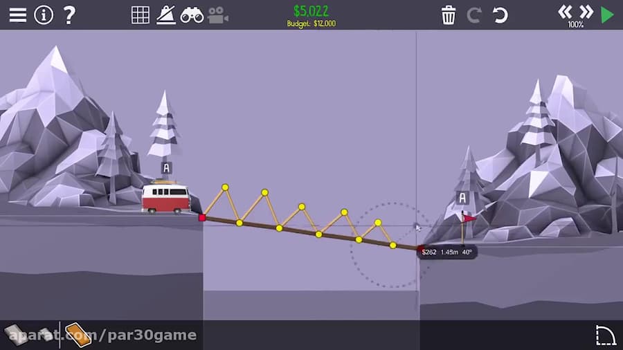 Poly Bridge 2 - پارسی گیم