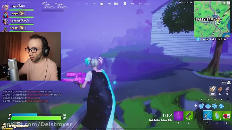 گیمپلی فورتنایت با  tinyoNE plays////Fortnite