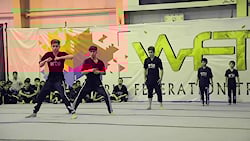 اجرای تیم ب آریان در مسابقات ق...