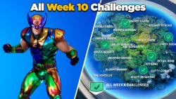 راهنمای چالش های هفته دهم بازی Fortnite (چپتر دوم فصل چهارم)